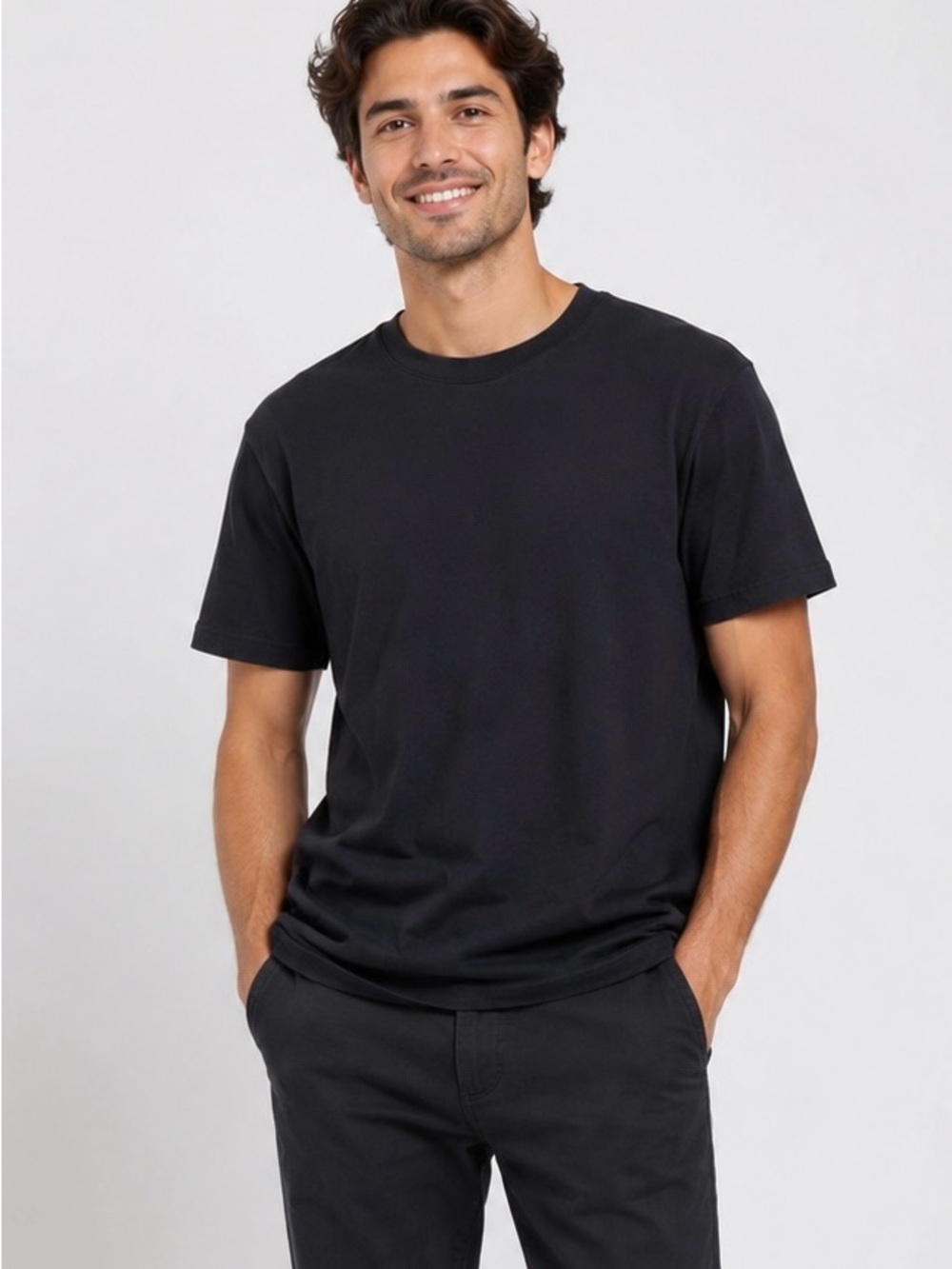 Everlane Black Crewneck Short Sleeve Tee